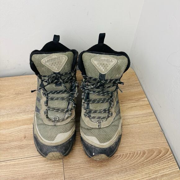 Merrell Moab Speed 2 Green Hiking Boots Men’s Size 12 - Picture 4 of 10